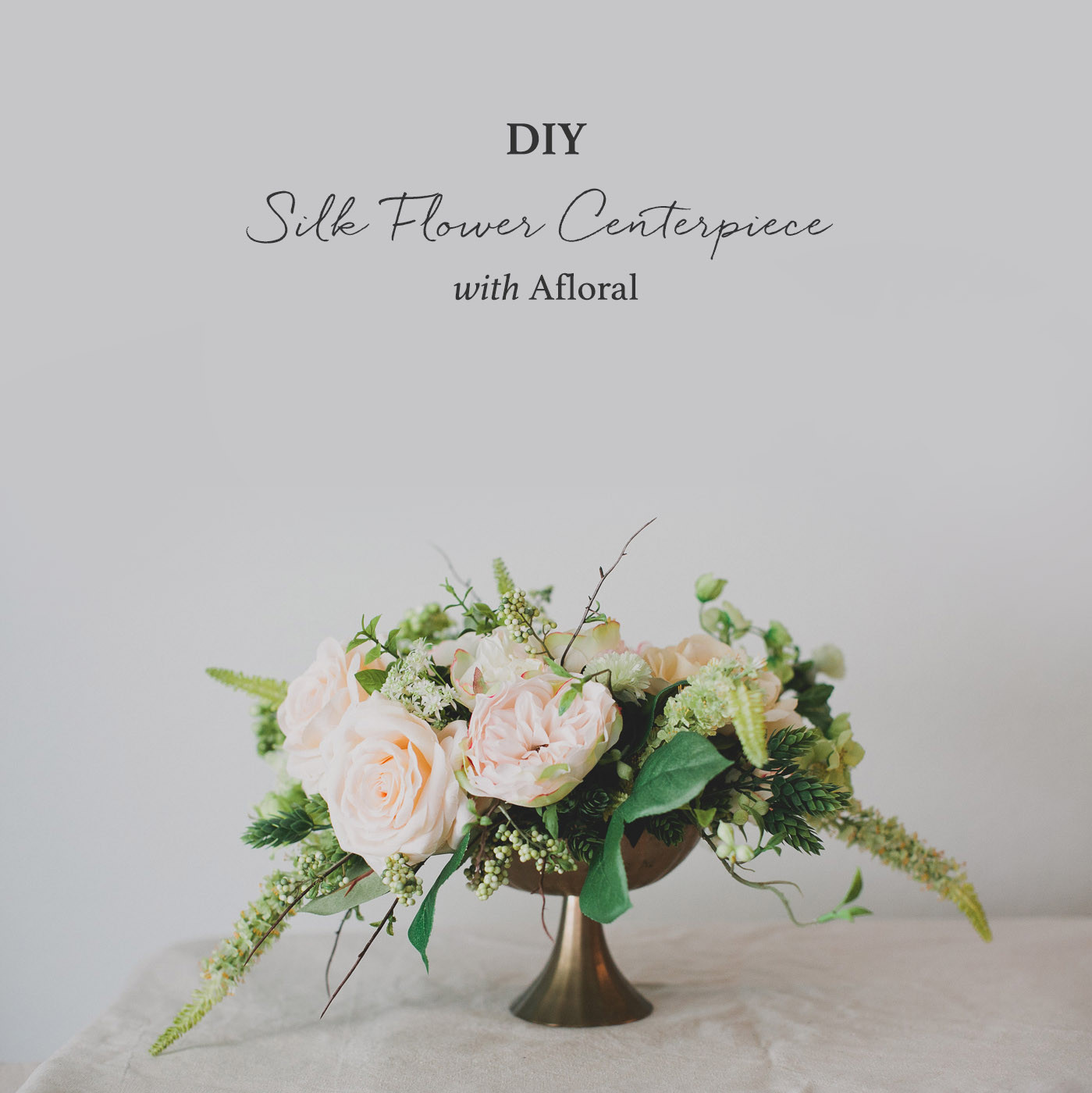 DIY Flower Arrangements Weddings
 DIY Silk Flower Centerpiece Green Wedding Shoes