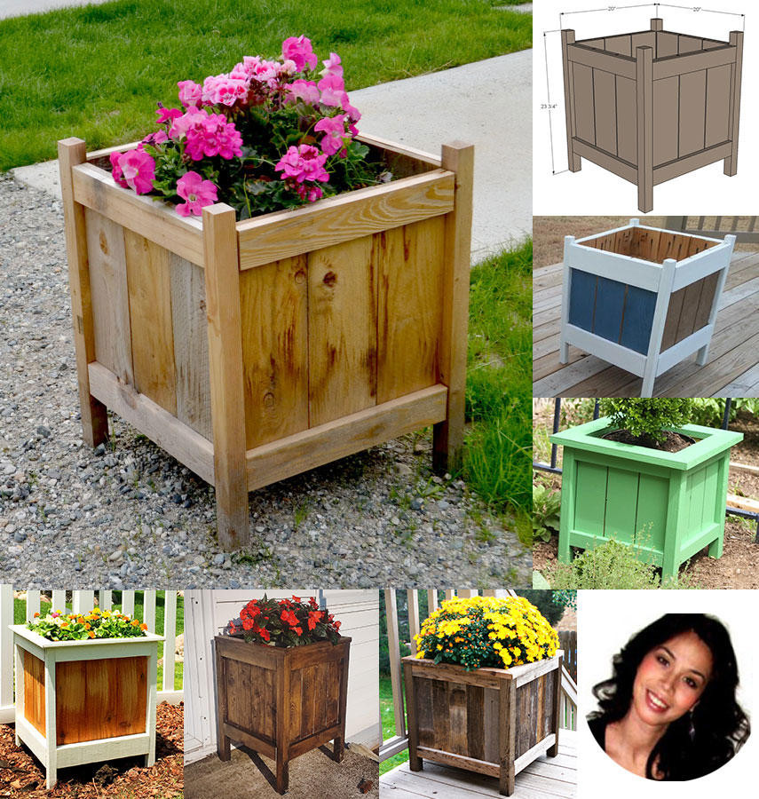 DIY Flower Boxes
 14 Square Planter Box Plans Best for DIY Free