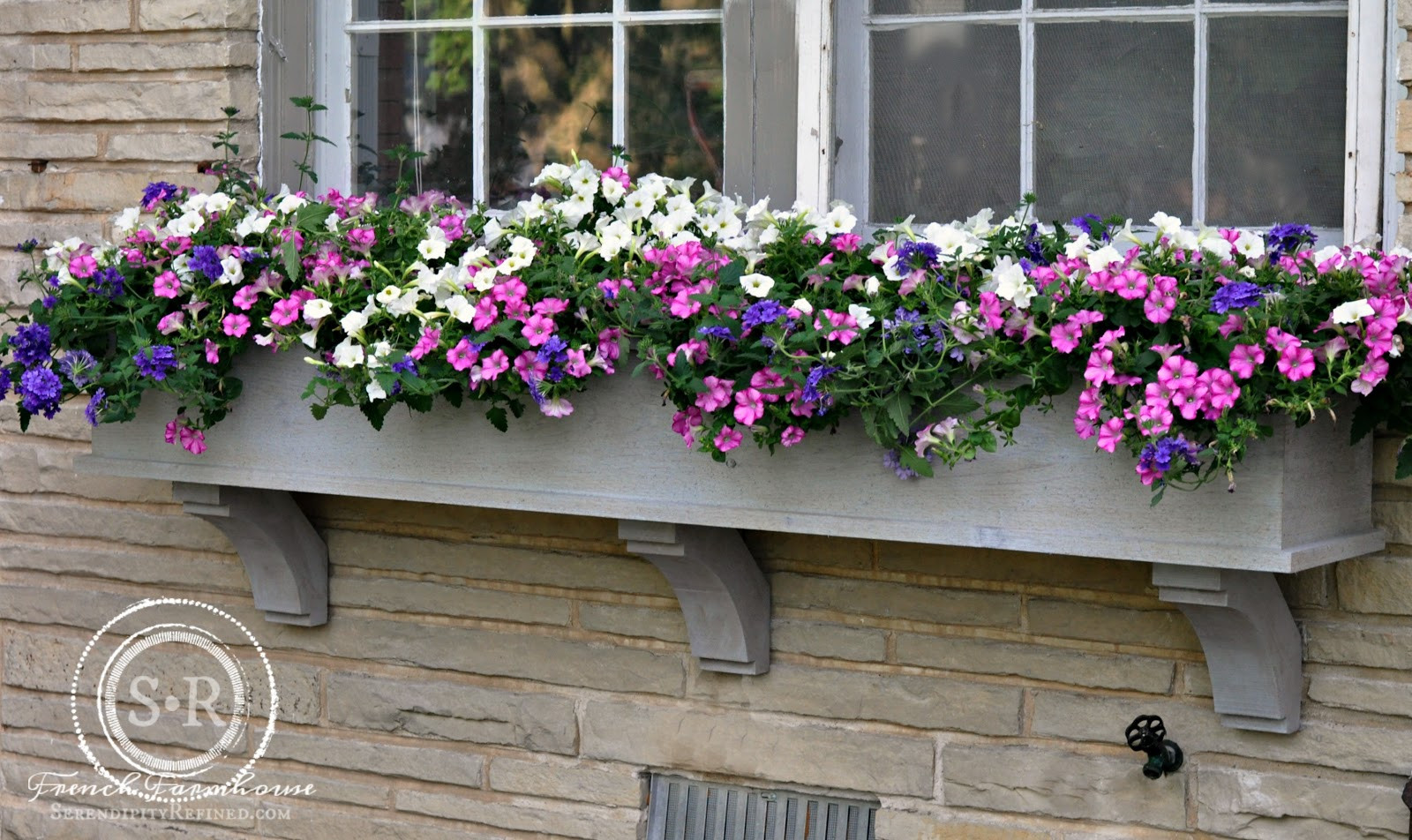 DIY Flower Boxes
 Serendipity Refined Blog How To Build A DIY Rustic Cedar