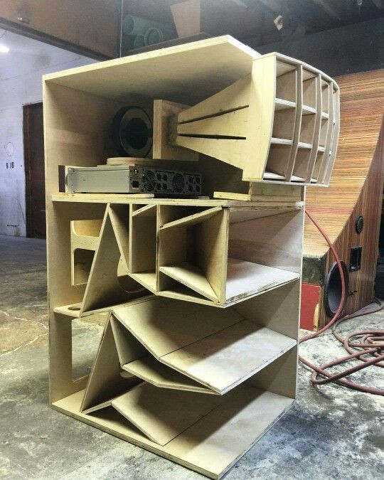 DIY Folded Horn Subwoofer Plans
 Awesom folded horn Inside