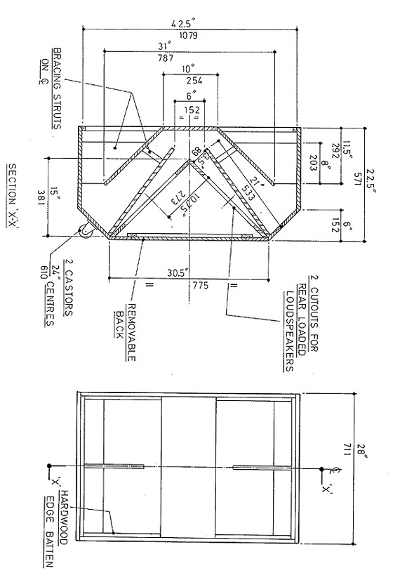 DIY Folded Horn Subwoofer Plans
 Folded Bass Horn Plans speaker make Pinterest