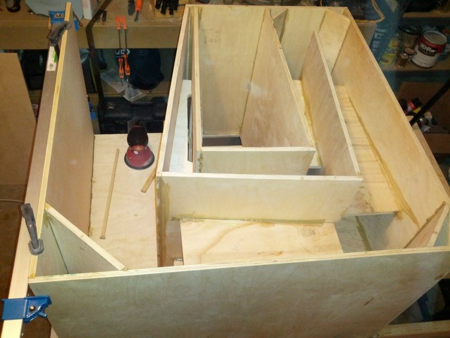 DIY Folded Horn Subwoofer Plans
 Home Theater Subwoofer Build Tuba HT with a folded horn