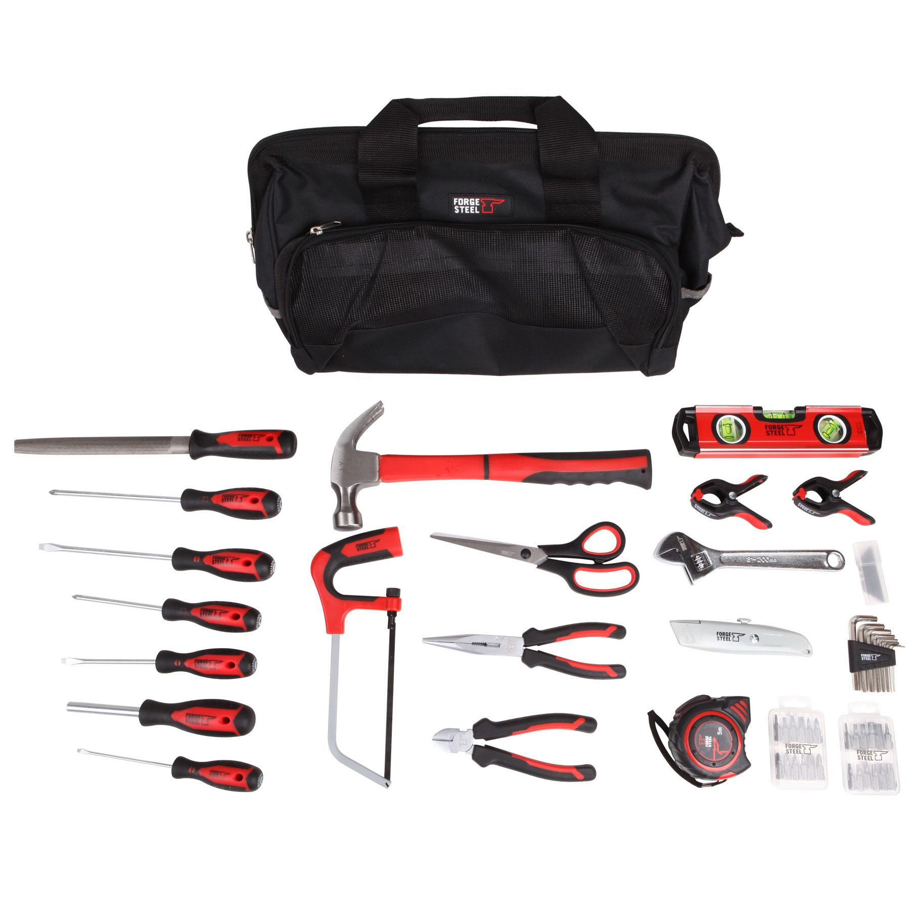 DIY Forge Kit
 Forge Steel 55 Piece Heavy Duty Hand Tool Kit