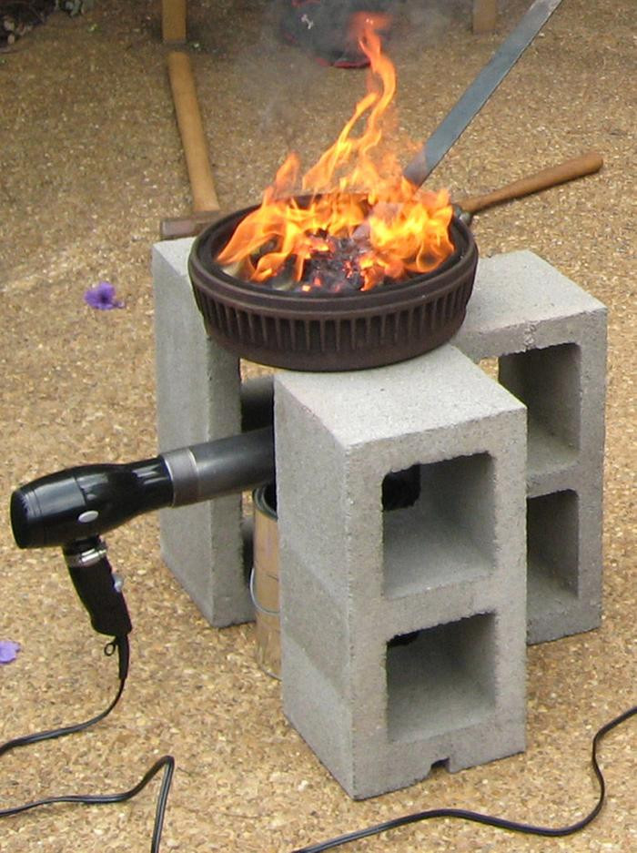 DIY Forge Kit
 Low cost forge set up using savaged or mon parts gear