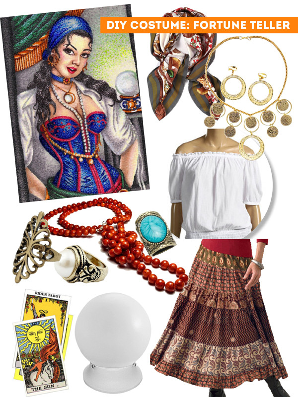 DIY Fortune Teller Costume
 DIY 5 thrift shop halloween costume ideas The Sweet