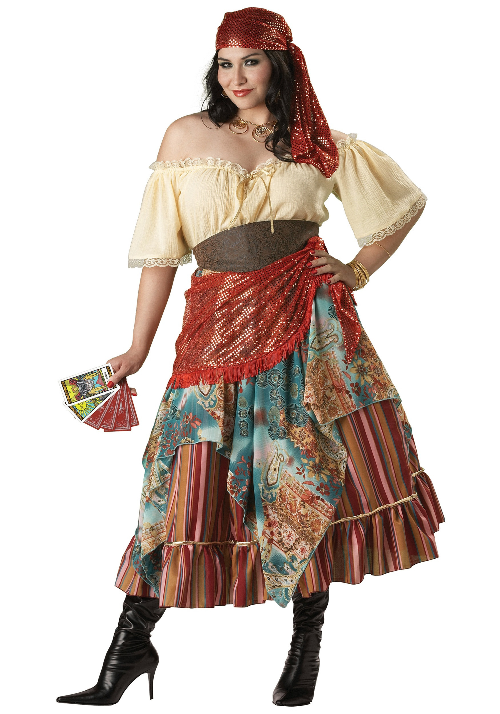 DIY Fortune Teller Costume
 Plus Size Fortune Teller Costume