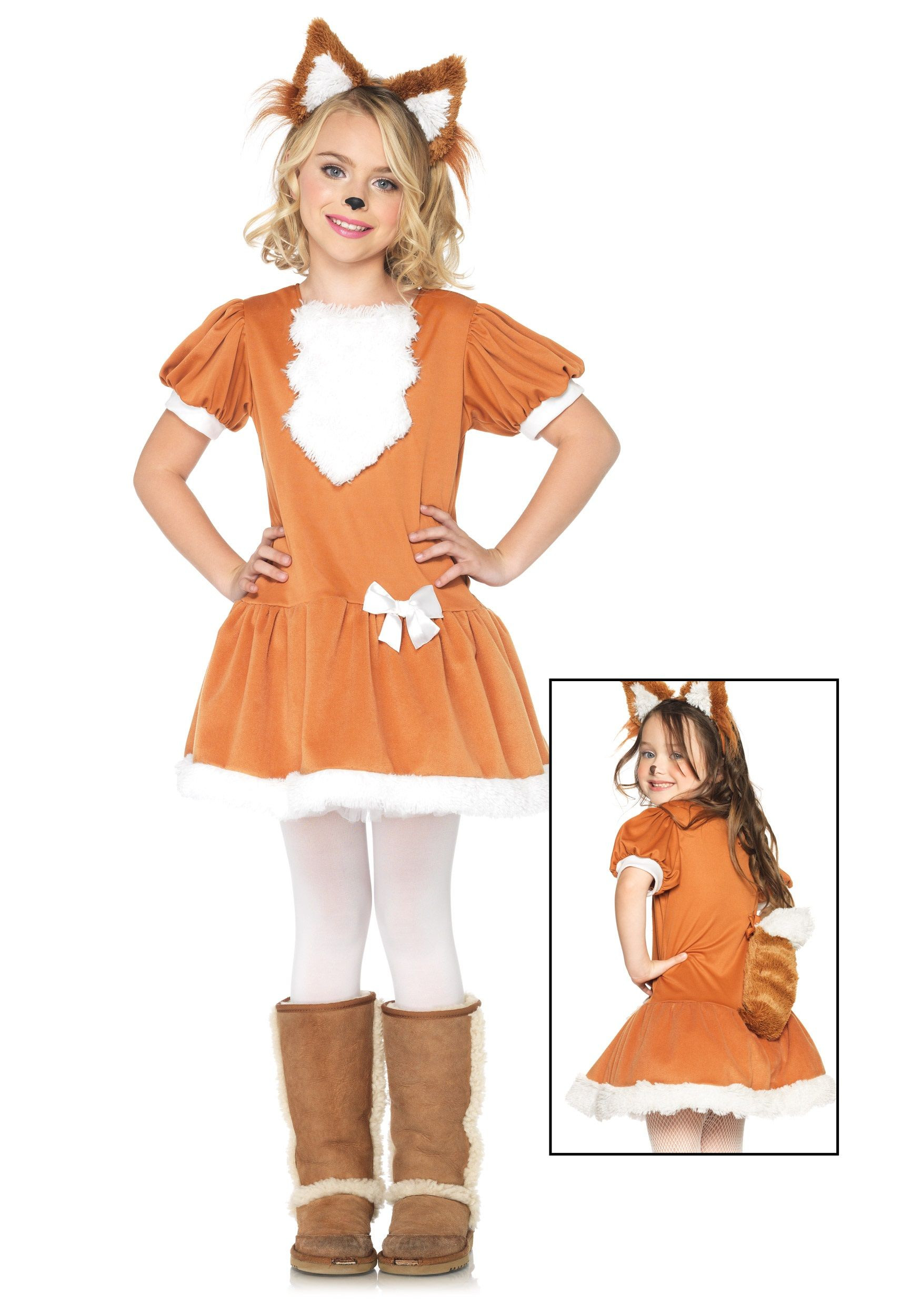 DIY Fox Costume
 girls feisty fox costume 1750×2500