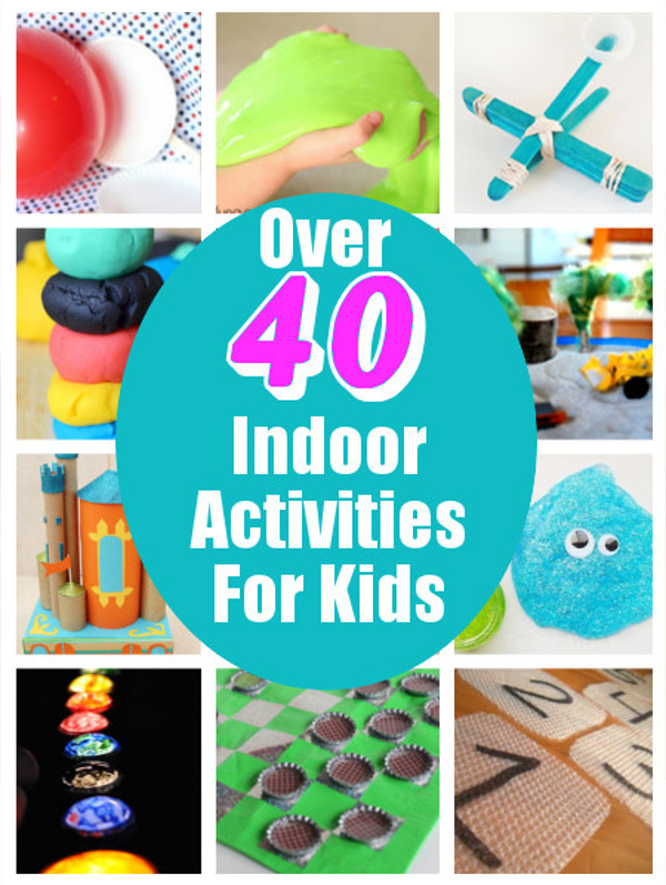 DIY Games For Toddlers
 Over 40 Indoor Activities For Kids