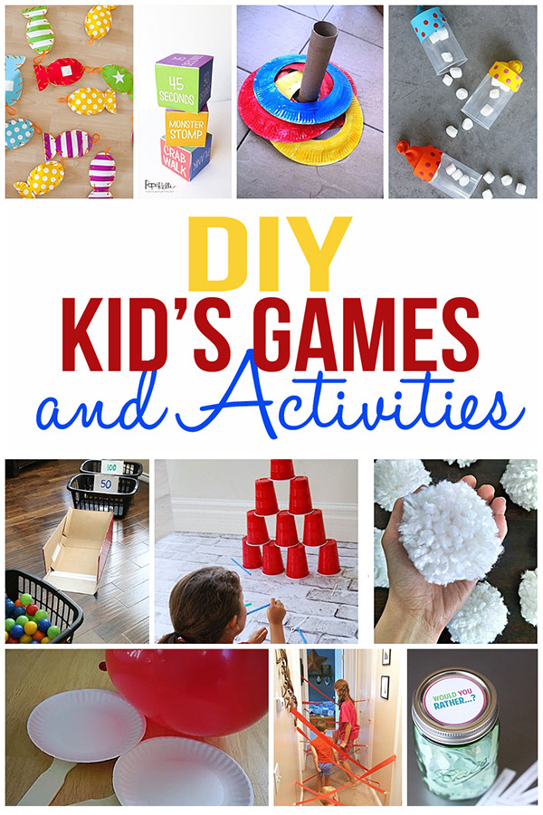 DIY Games For Toddlers
 DIY Kids Games and Activities for Indoors or Outdoors