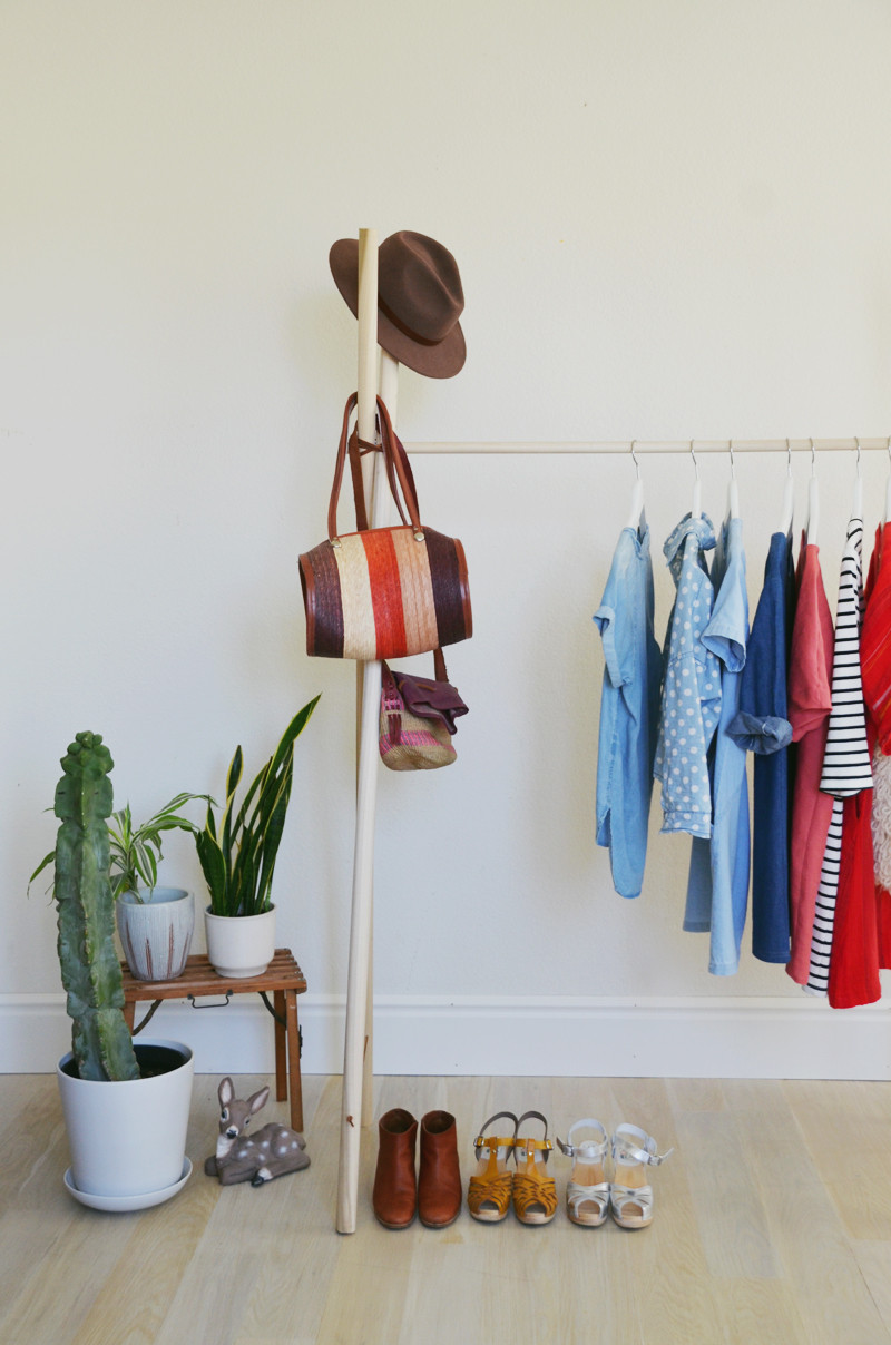 DIY Garment Racks
 DIY Clothing Rack – A Beautiful Mess