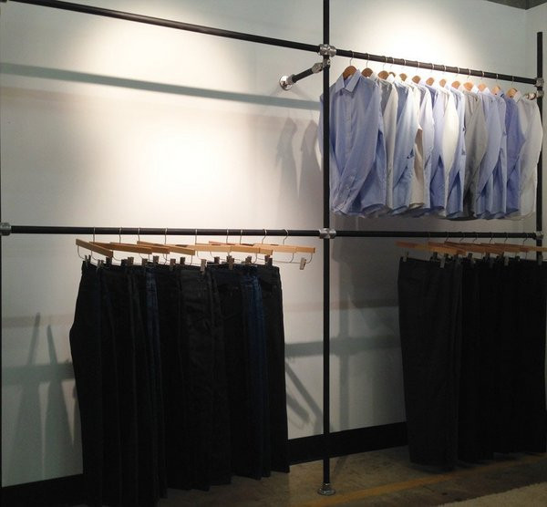 DIY Garment Racks
 DIY Garment Rack For Men’s Clothing Showroom