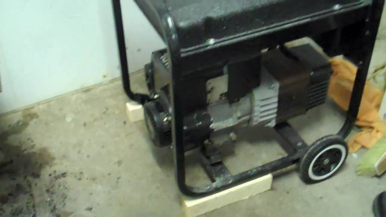 DIY Generator Wheel Kit
 BBQ wheels put on generator wmv