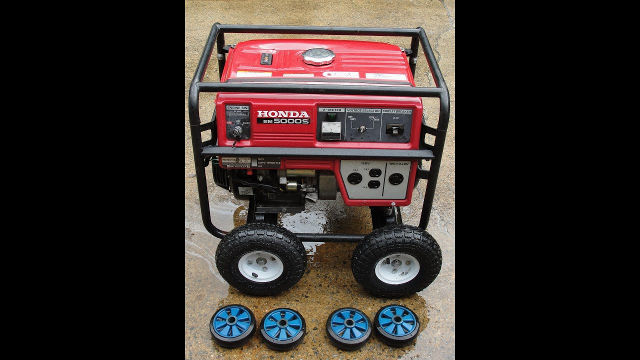 DIY Generator Wheel Kit
 HOW TO INSTALL BIGGER TIRES AND WHEELS ON YOUR GENERATOR