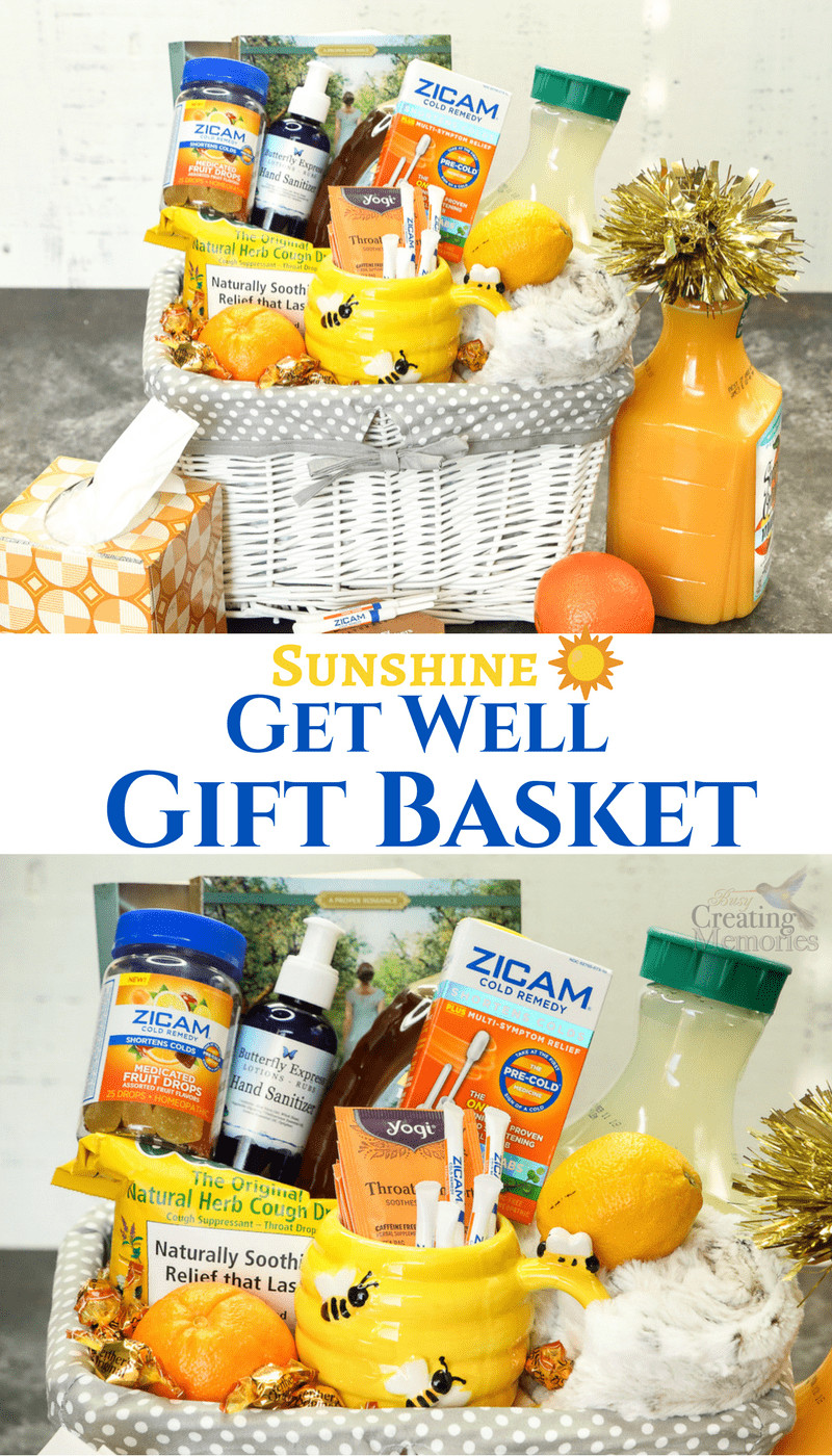 DIY Get Well Gifts
 Easy DIY Ray of Sunshine Get Well Gift Basket for the