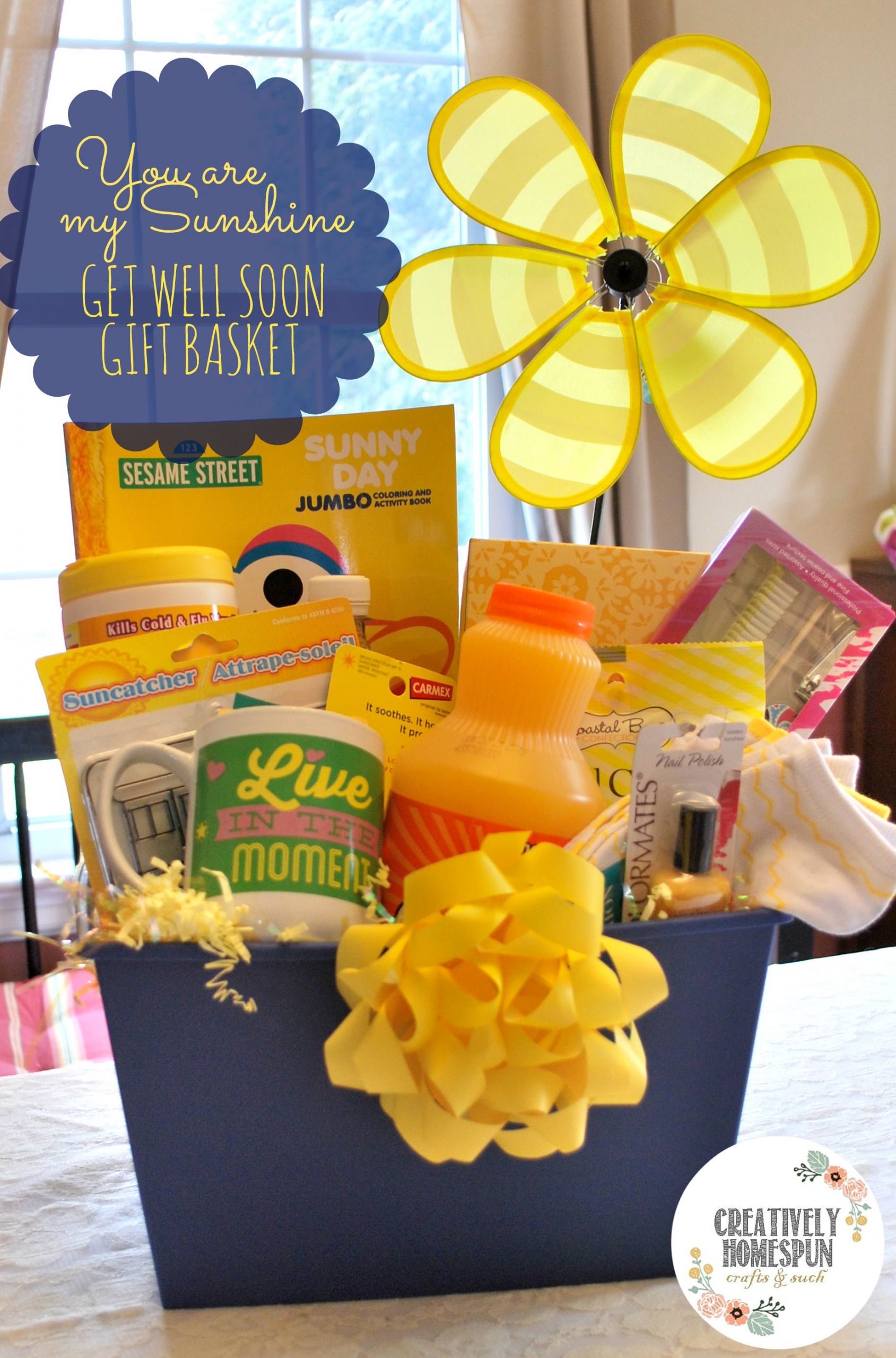 DIY Get Well Gifts
 DIY You Are My Sunshine Get Well Gift Basket