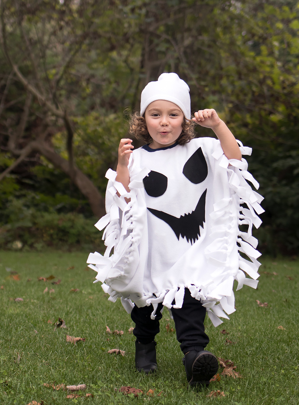 DIY Ghost Costume
 No Sew Ghost Costume Gina Michele