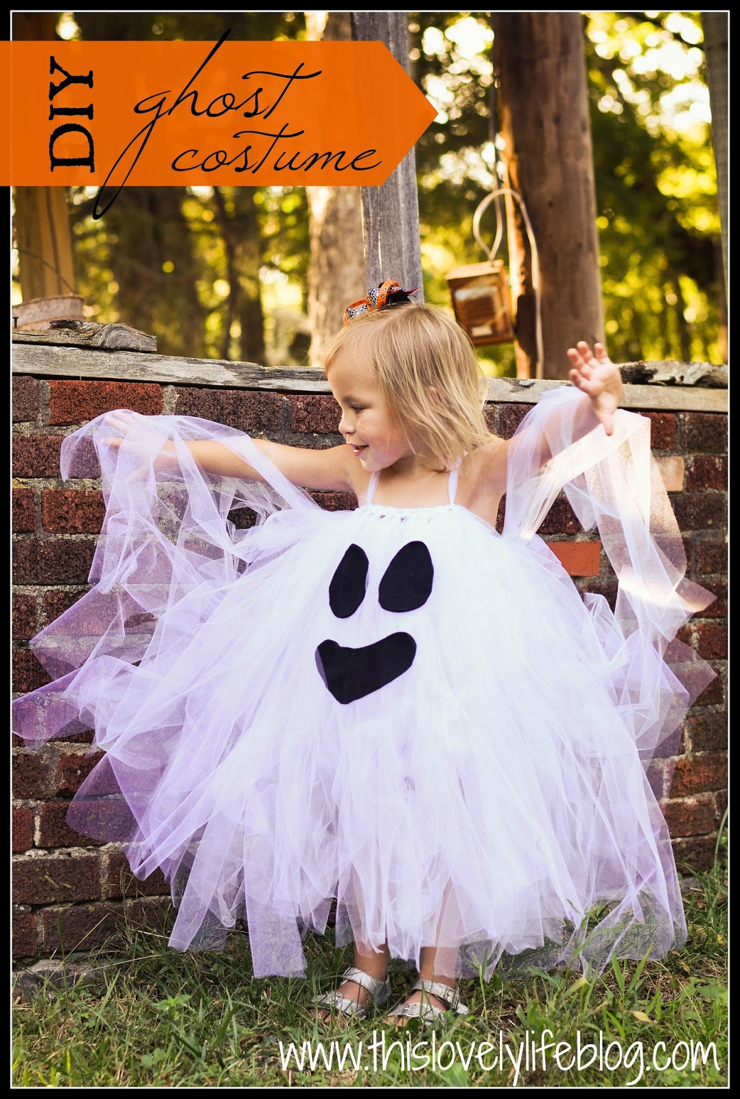 DIY Ghost Costume
 This Lovely Life DIY GHOST COSTUME