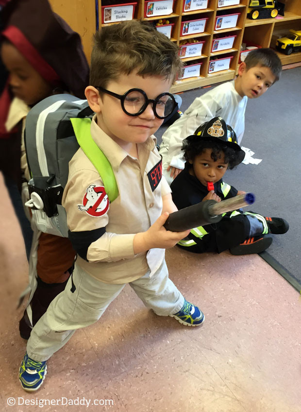 DIY Ghostbuster Costume
 DIY Ghostbusters Halloween Costume Designer Daddy