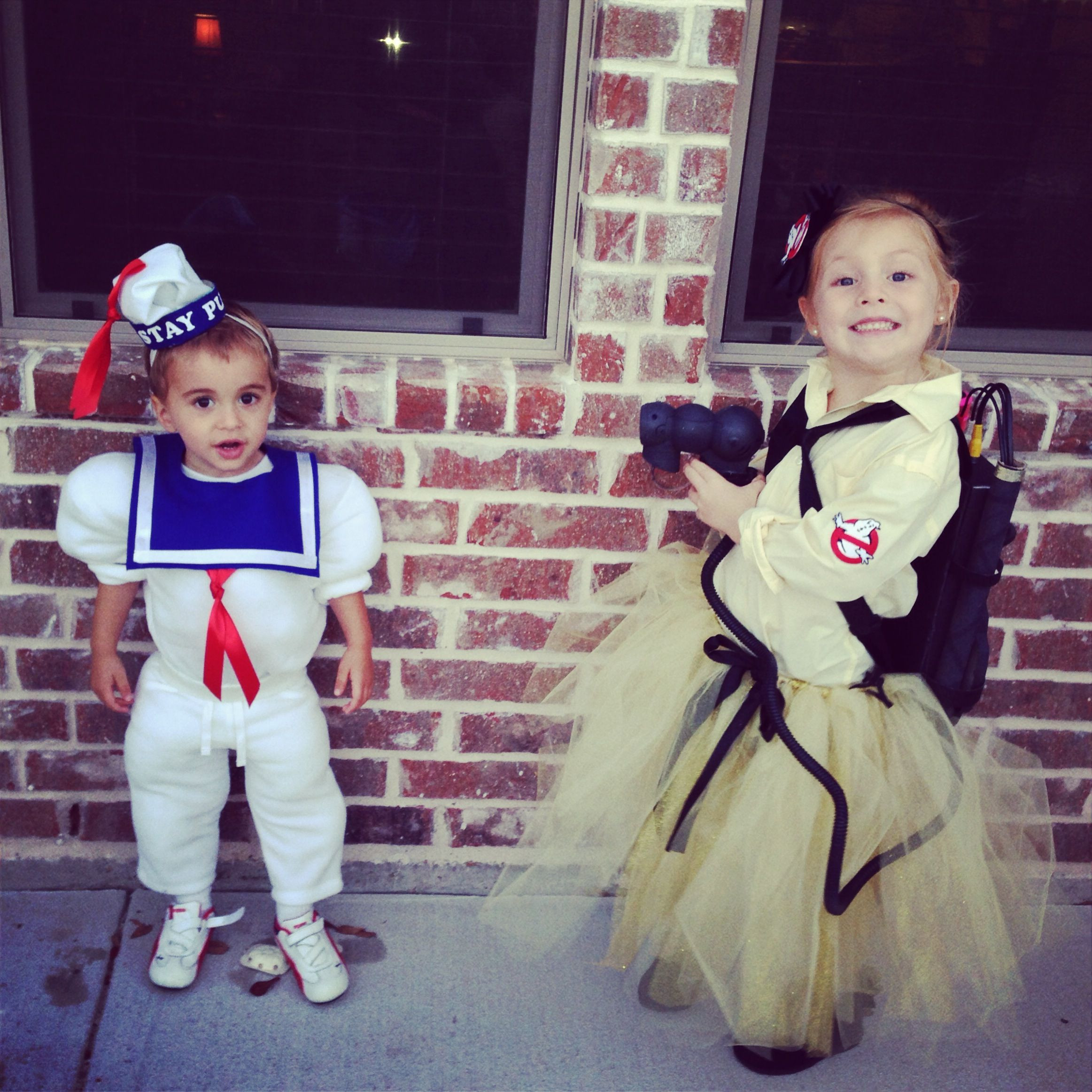 DIY Ghostbuster Costume
 Kids Halloween costumes ghostbuster staypuft homemade