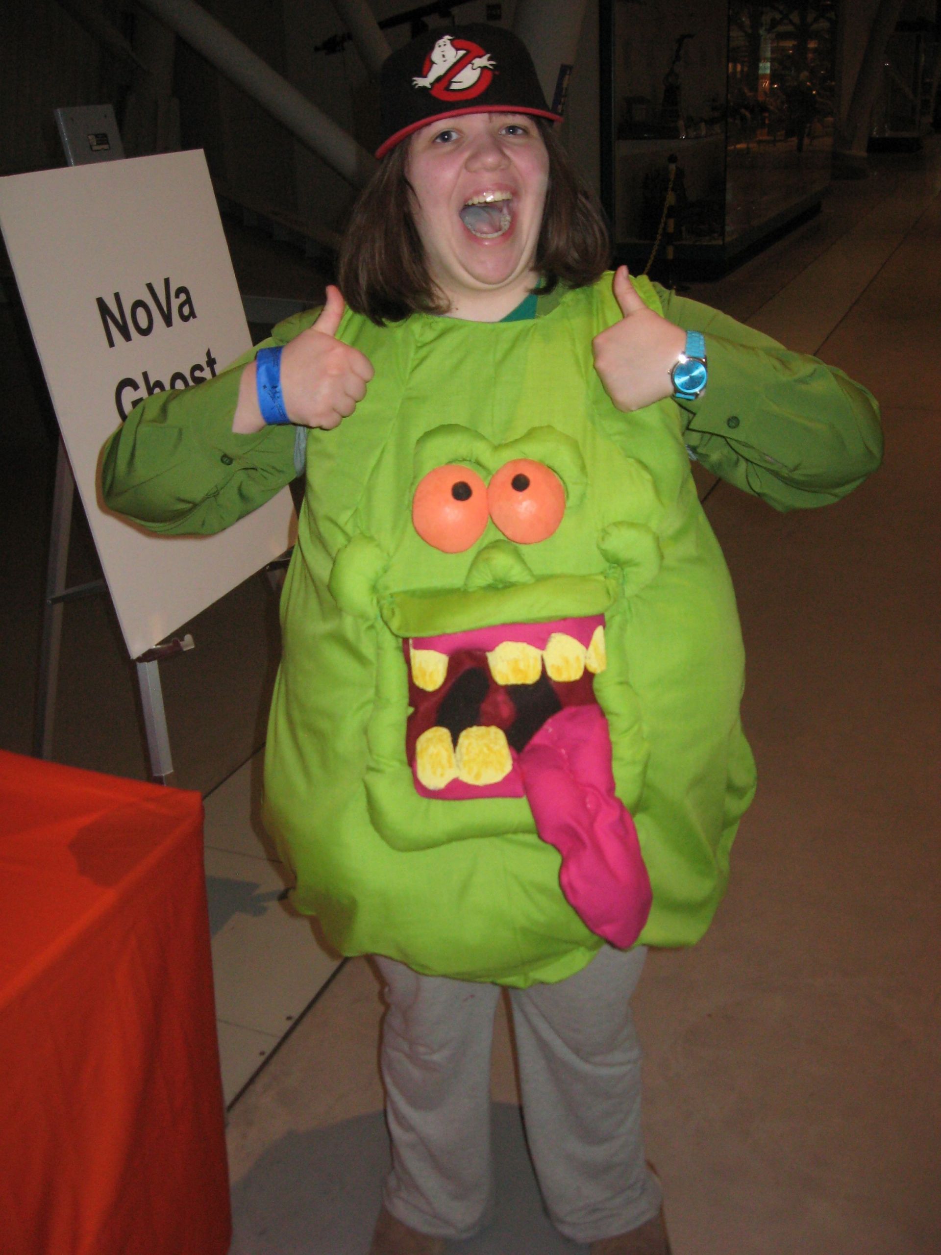 DIY Ghostbuster Costume
 DIY slimer