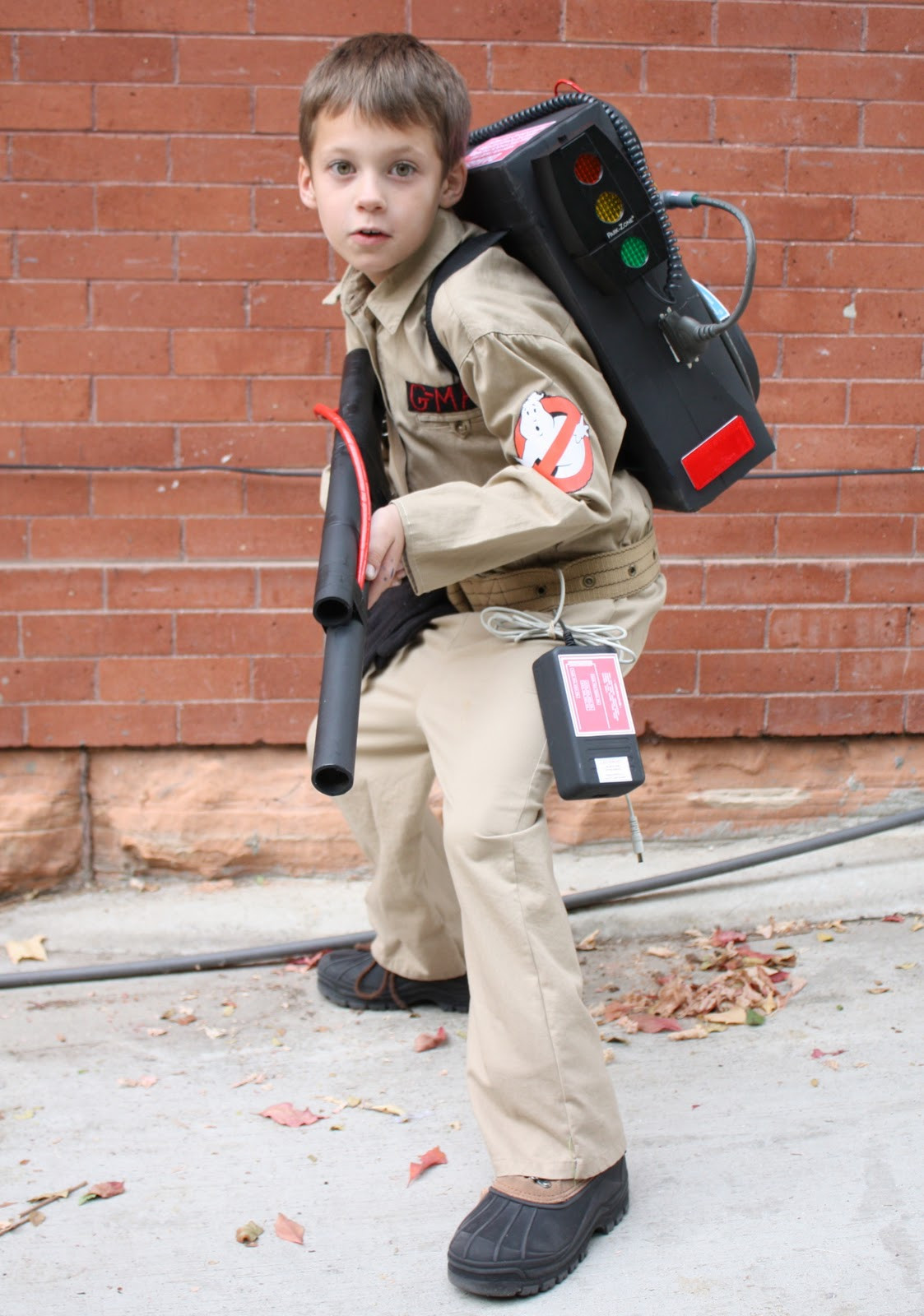 DIY Ghostbuster Costume
 At Second Street Who ya gonna call