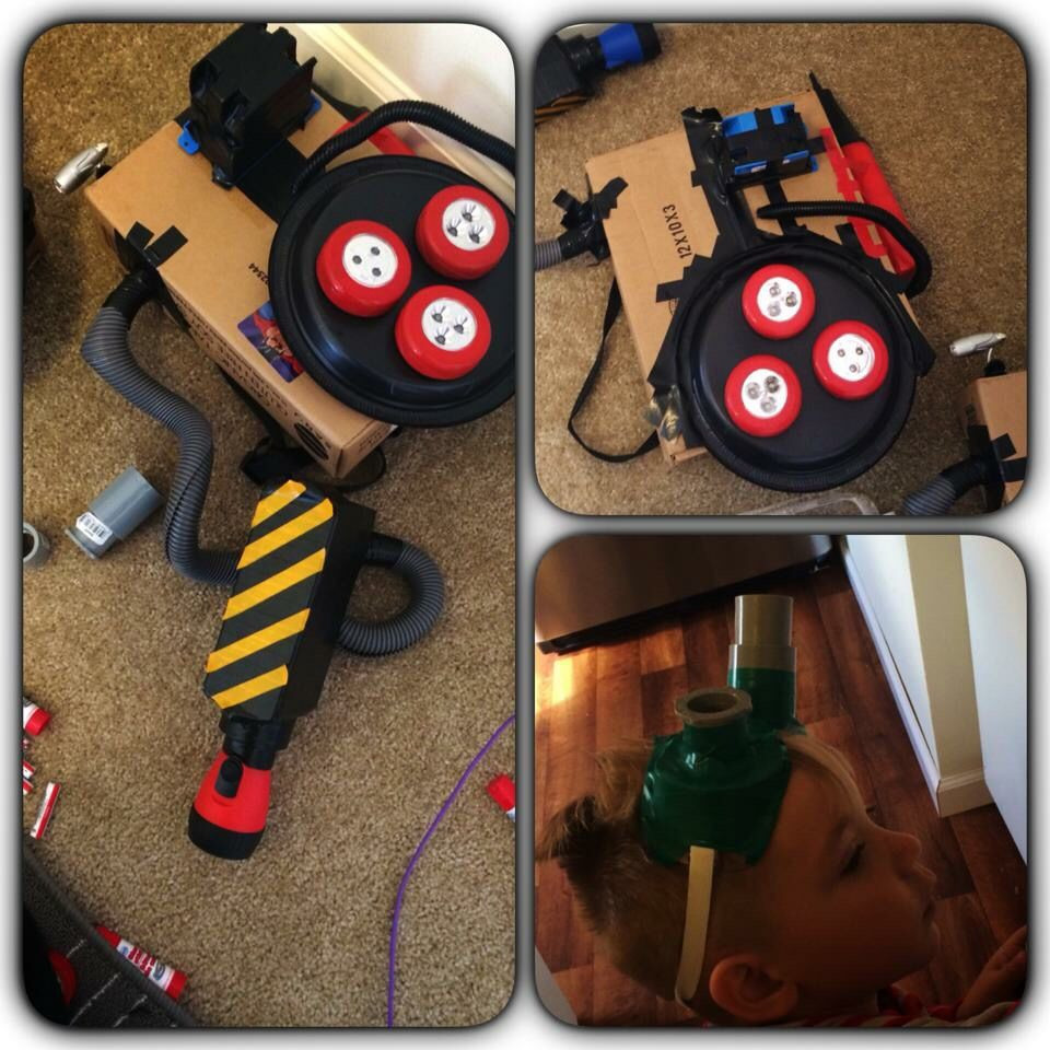 DIY Ghostbuster Costume
 Homemade proton pack