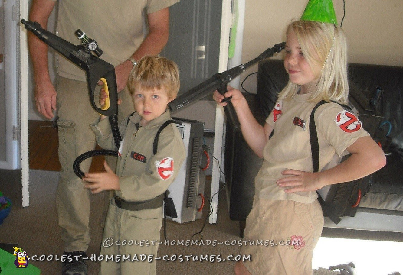 DIY Ghostbuster Costume
 DIY Ghostbusters Costumes for a Ghostbusters Party