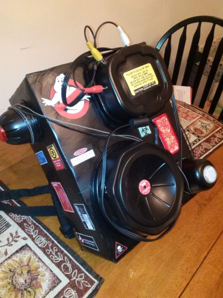 DIY Ghostbuster Costume
 DIY proton Pack who you gonna call