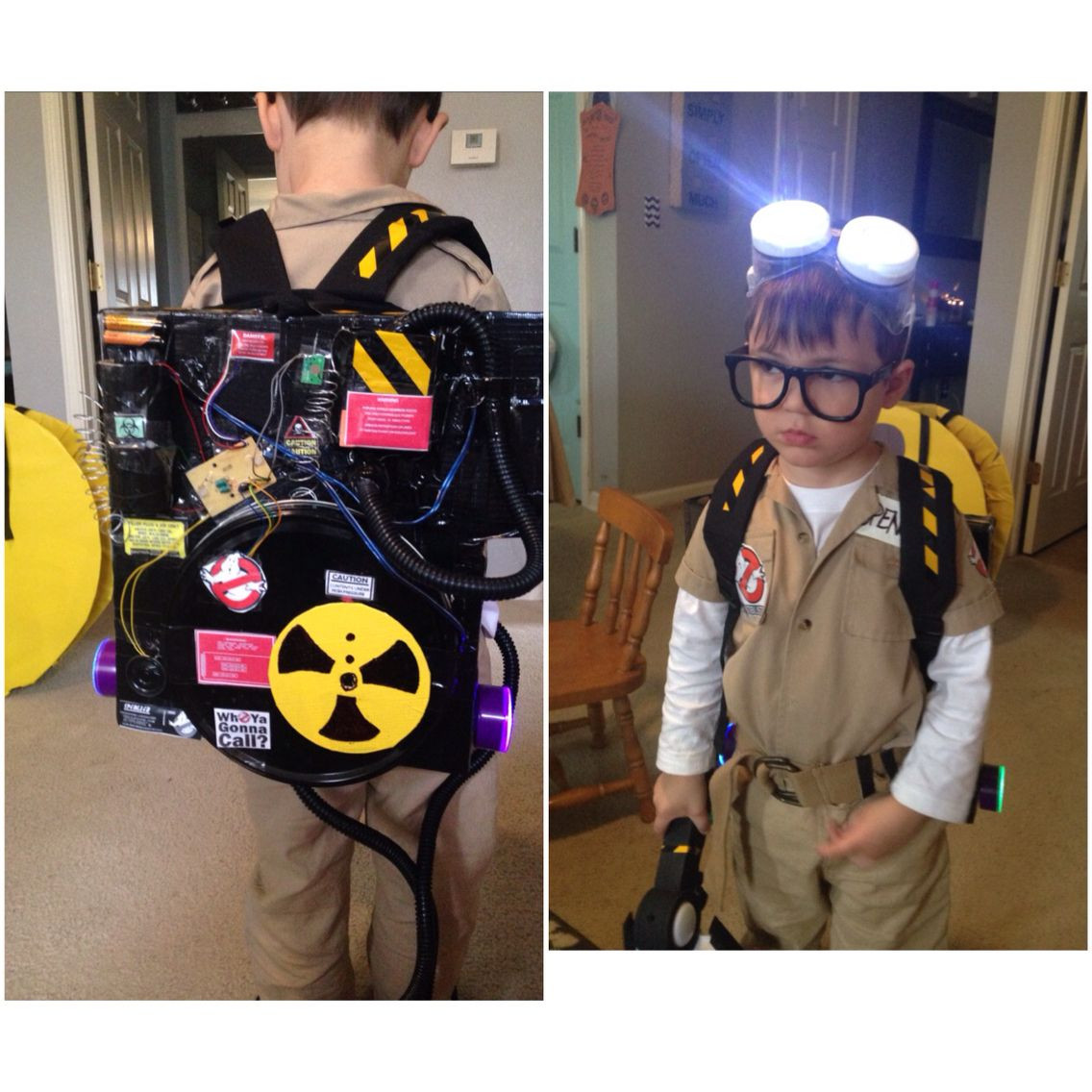 DIY Ghostbuster Costume
 Diy toddler ghostbusters costume