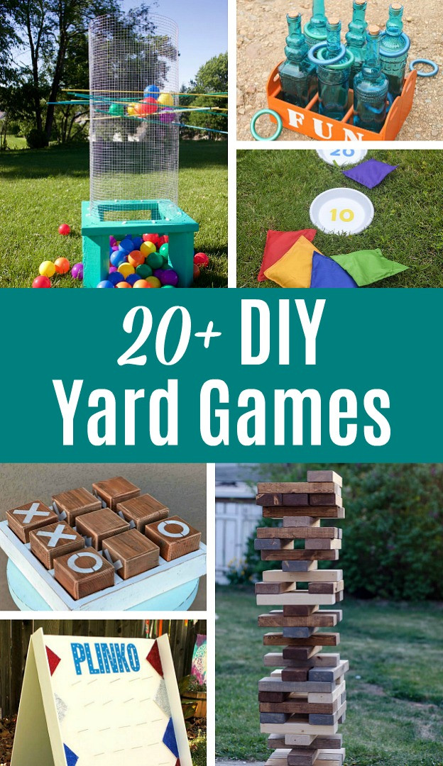 DIY Giant Outdoor Games
 20 DIY Yard Games for the Best Summer Ever