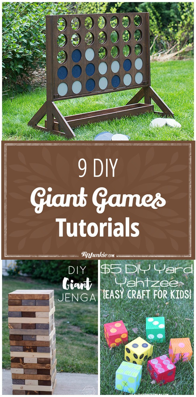DIY Giant Outdoor Games
 9 DIY Giant Games Tutorials – Tip Junkie