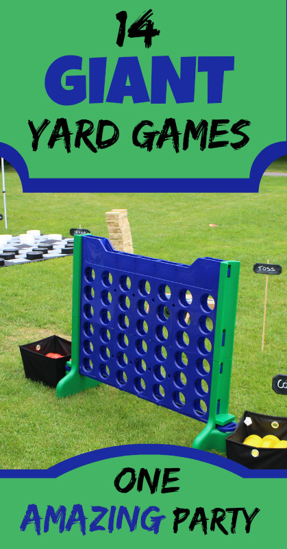 DIY Giant Outdoor Games
 14 Giant Yard Games for the Best Party Ever