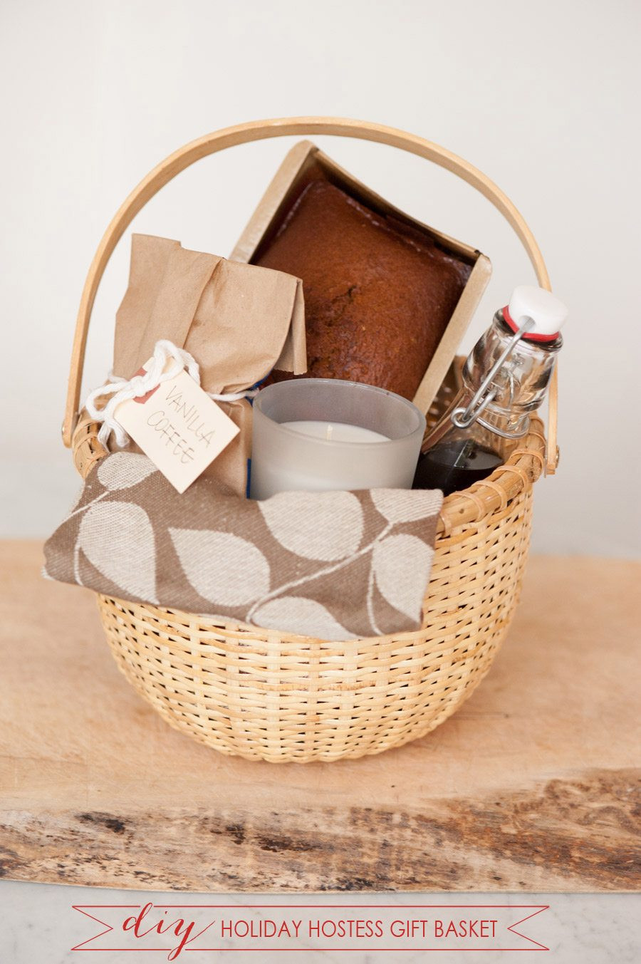 DIY Gift Baskets
 DIY Holiday Hostess Gift Basket The Sweetest Occasion