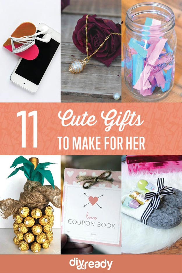 DIY Gift For Her
 Cute Gifts To Make For Her