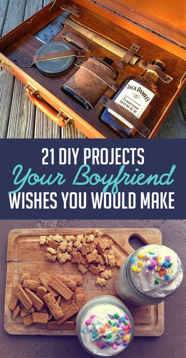 DIY Gift Idea For Boyfriend
 Craft Project Ideas 21 DIY Projects Your Boyfriend Wishes