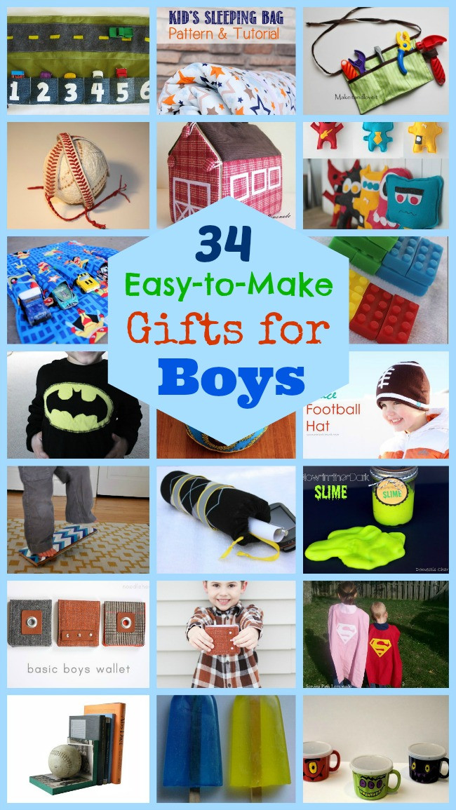 Diy Gift Ideas For Boys
 34 Awesome Handmade Gifts for Boys Crafts a la mode