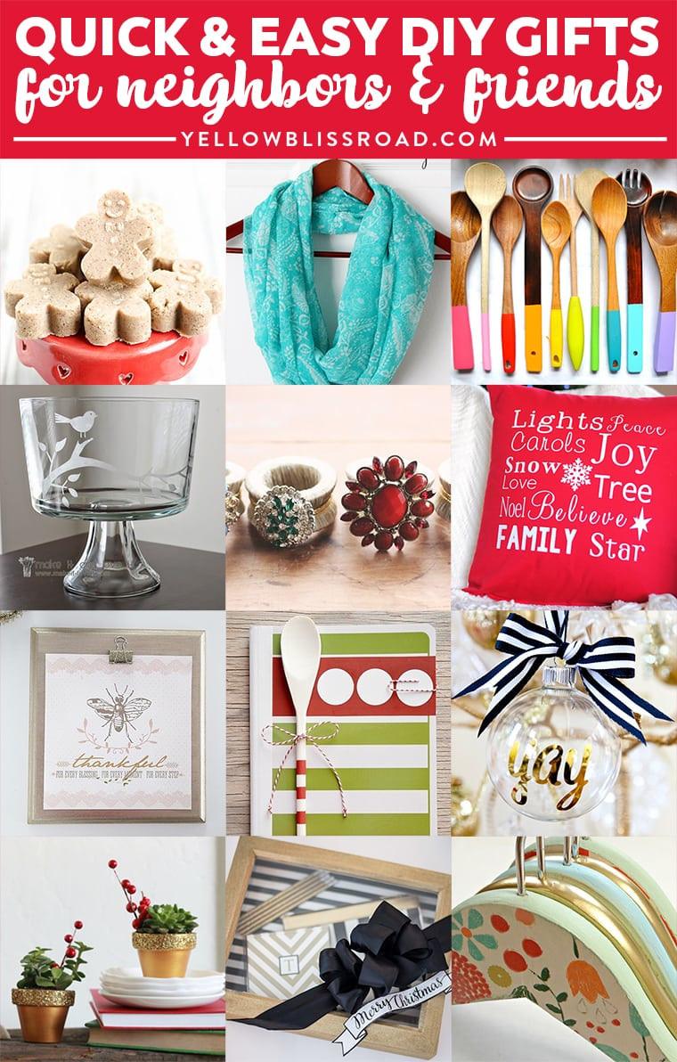 DIY Gift Ideas For Friend
 Bud Gifts Ideas for Friends and Neighbors Homemade