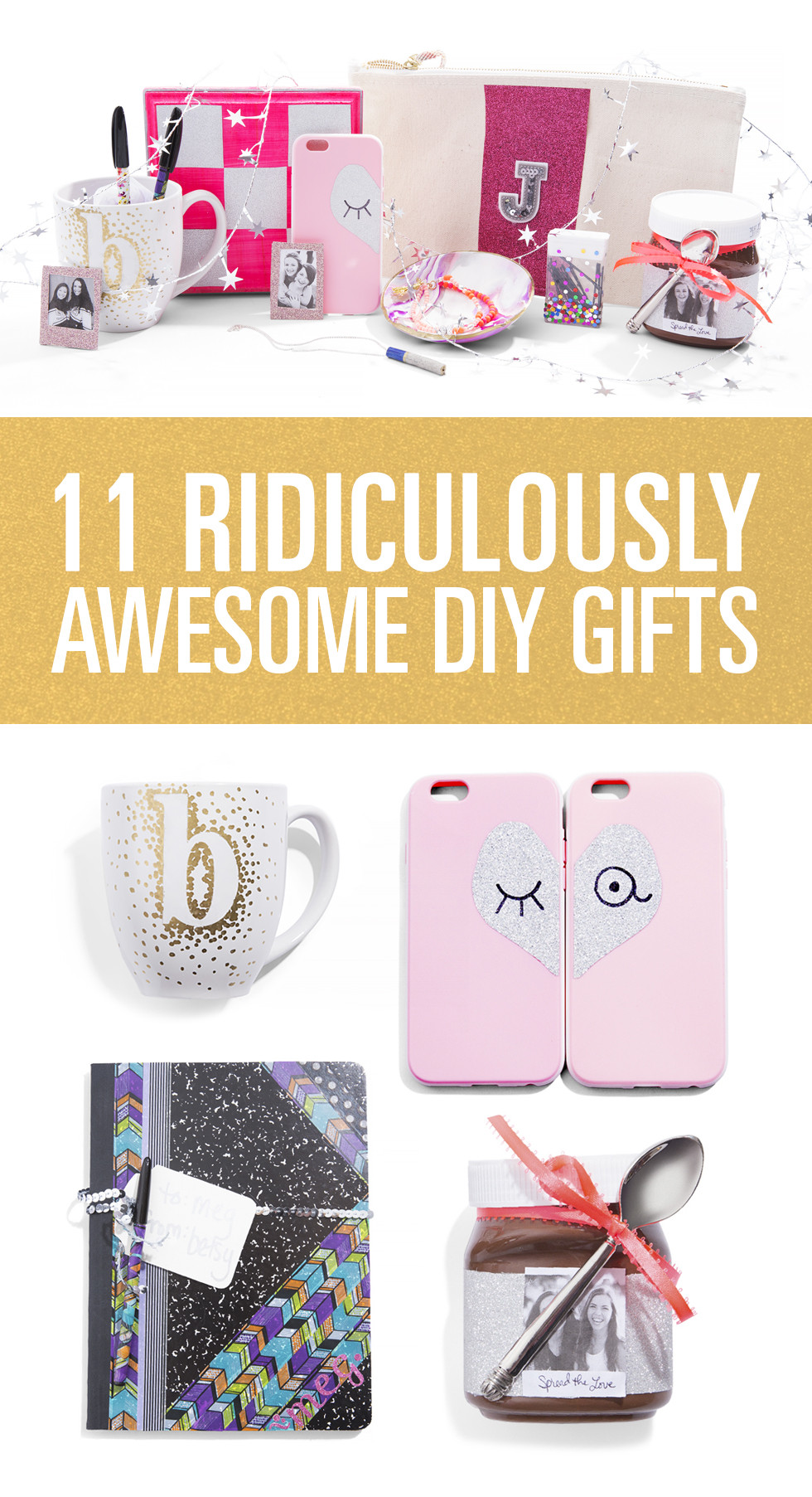 DIY Gift Ideas For Friend
 DIY Gifts For Friends DIY Gifts