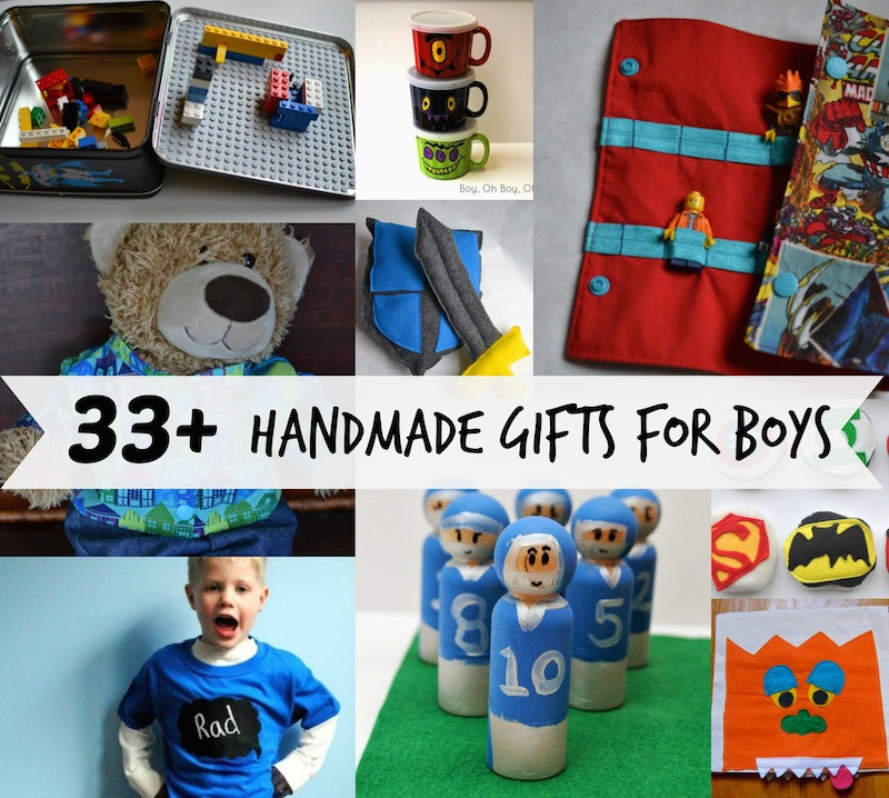 DIY Gifts For Boy
 33 Handmade Gifts for Boys – Tutorials free patterns