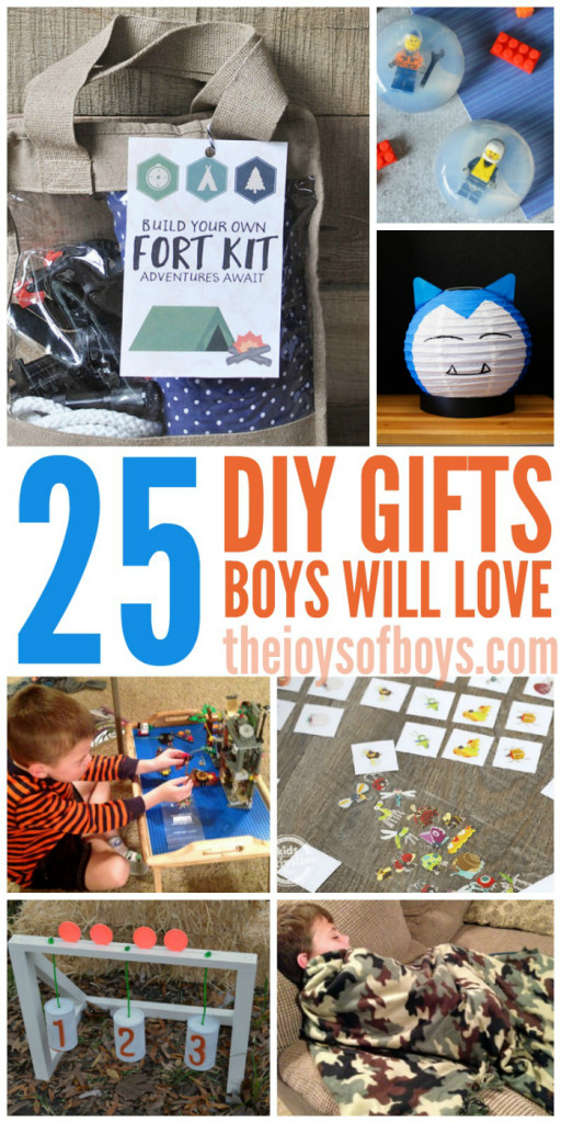 DIY Gifts For Boy
 25 Homemade Gifts Boys Will Love