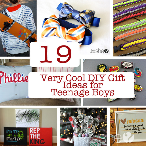 DIY Gifts For Boy
 19 Very Cool DIY Gift Ideas for Teenage Boys in Your Life