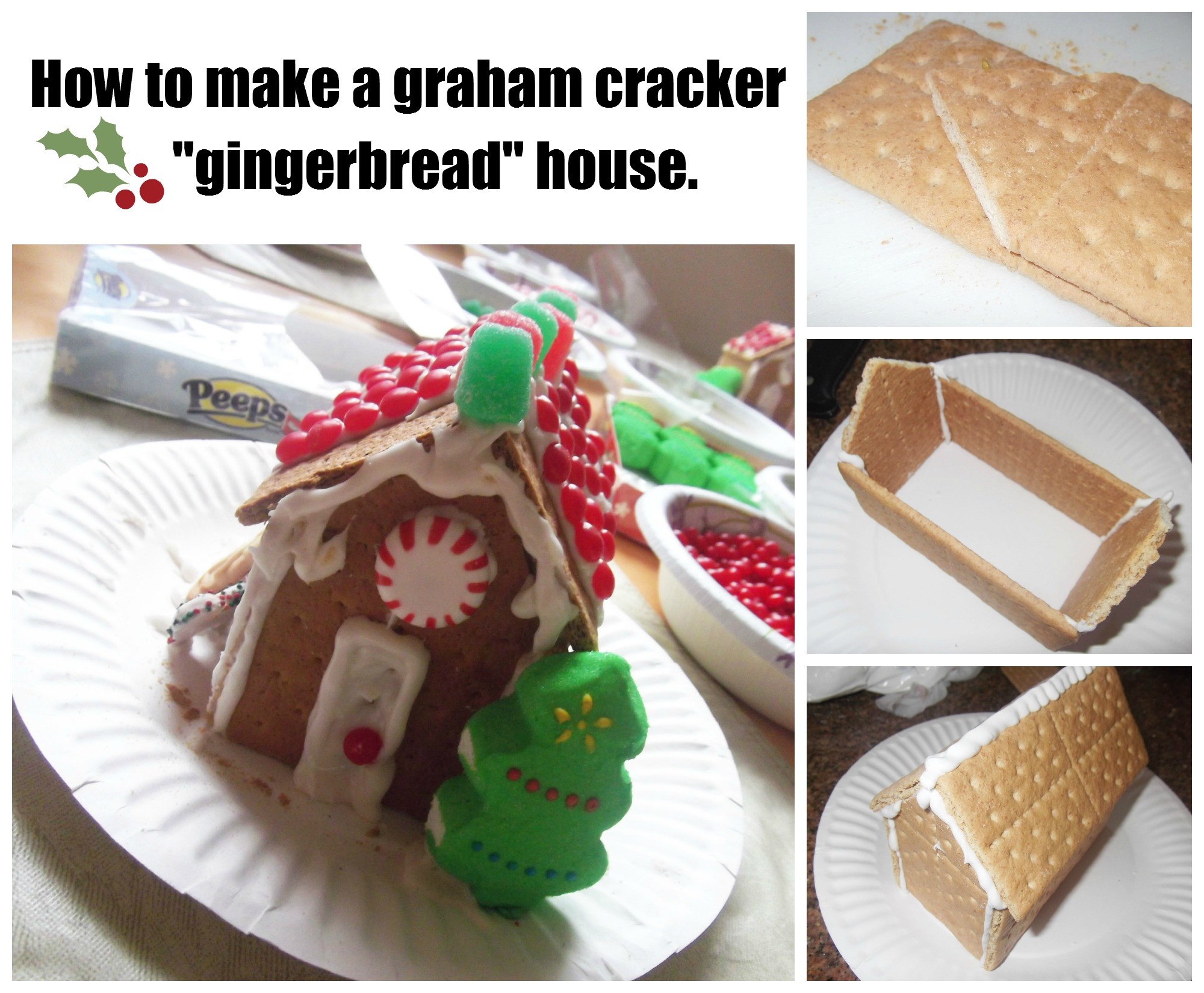 DIY Gingerbread House Graham Crackers
 Easy Homemade Gingerbread Houses