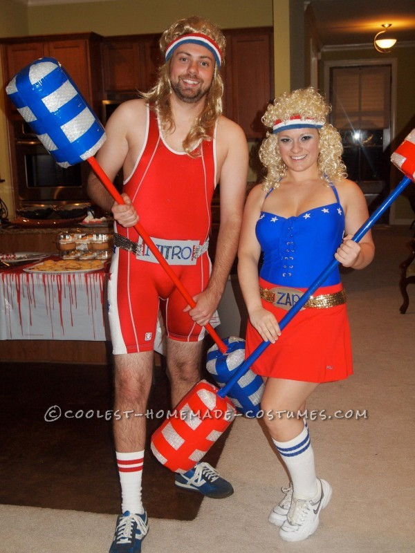 DIY Gladiator Costume
 Coolest American Gladiators Couple Costume
