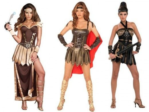 DIY Gladiator Costume
 Historical Halloween Costumes for Men vs Women