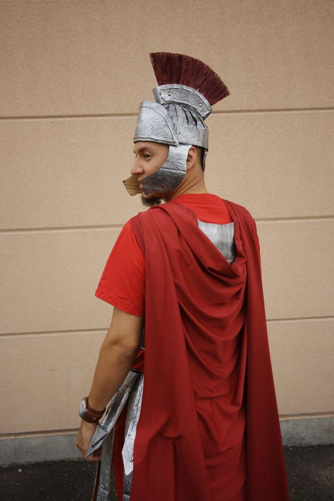 DIY Gladiator Costume
 Roman esque Sol r Uniform From Cardboard