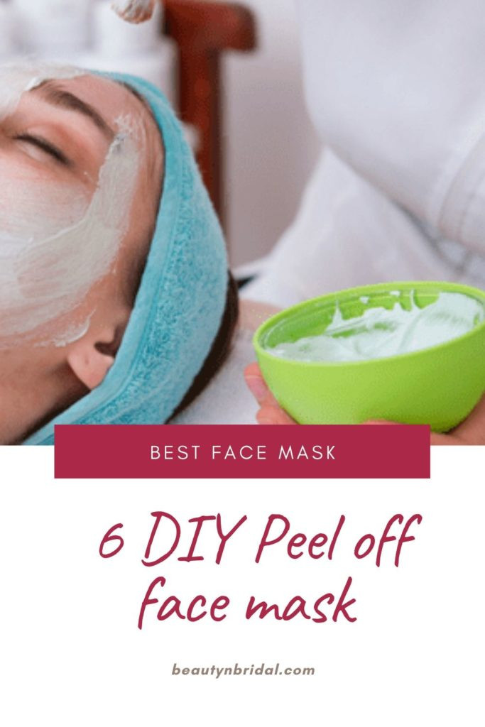 DIY Glue Face Mask
 DIY Peel off face mask for facial with or without gelatin