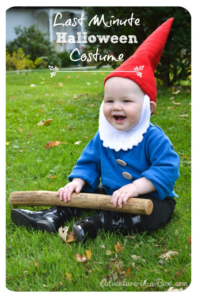 DIY Gnome Costume
 Quick and Easy Halloween Costume Idea Garden Gnome