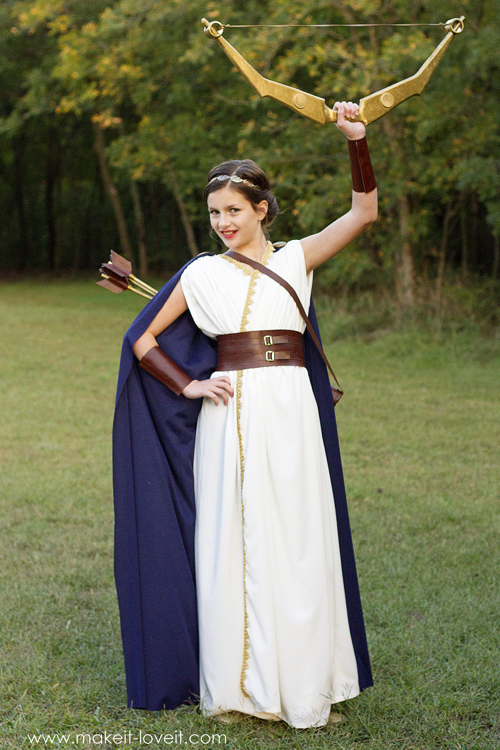 DIY Goddess Costume
 DIY Greek Goddess Costume ARTEMIS