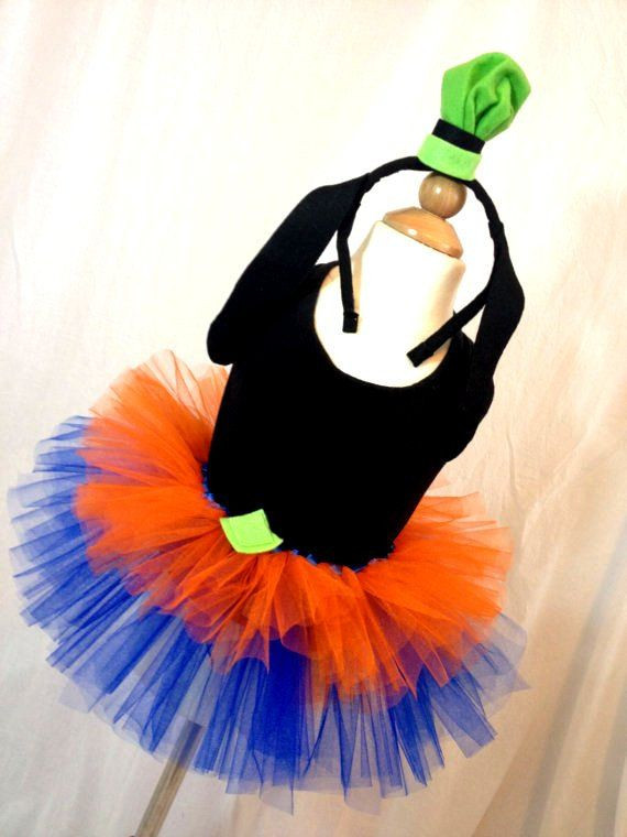 DIY Goofy Costume
 Goofy Inspired Tutu and Headband by TreasuredTutu on Etsy