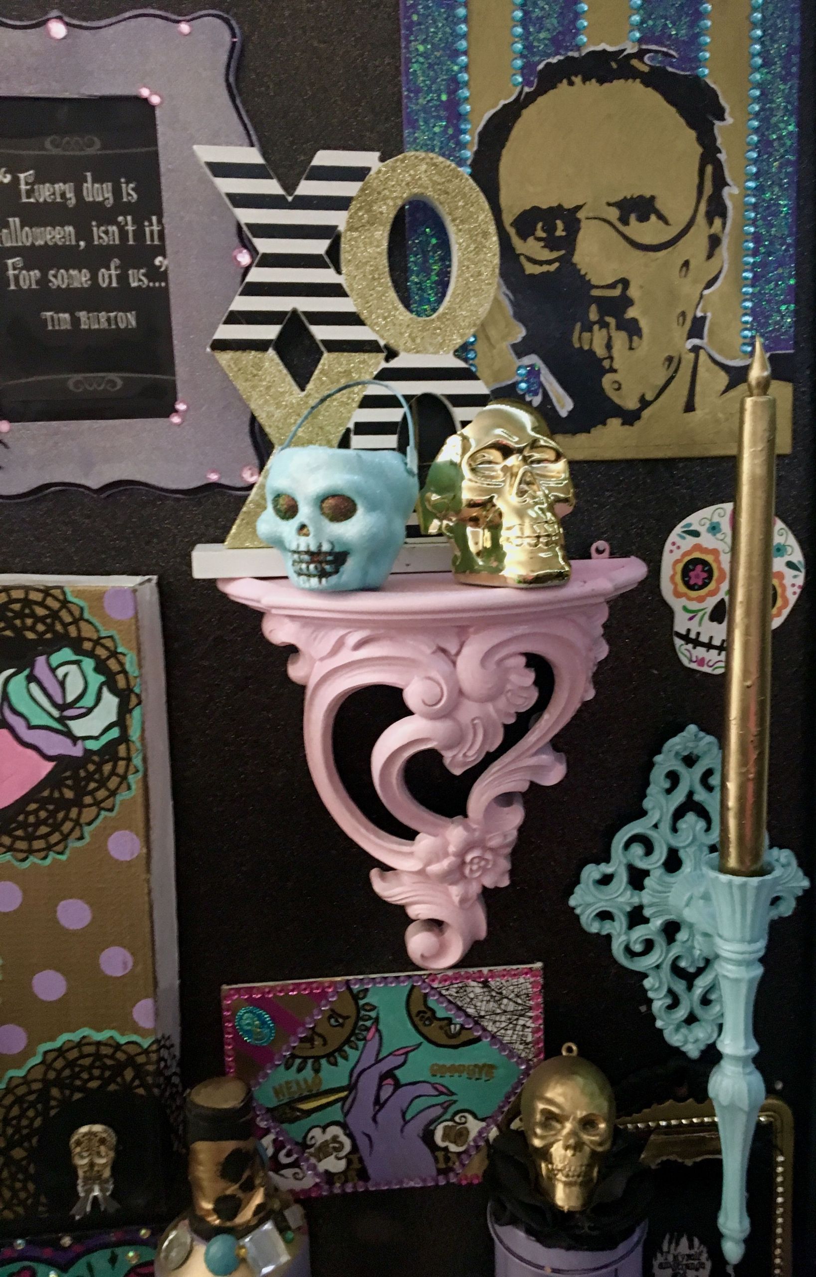 DIY Goth Room Decor
 My pastel goth makeup room decor Jaidyn perkins Diy